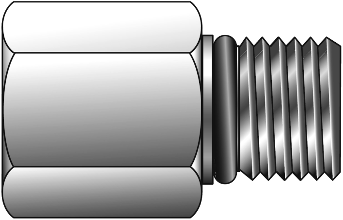 Straight Thread Reducer SAE